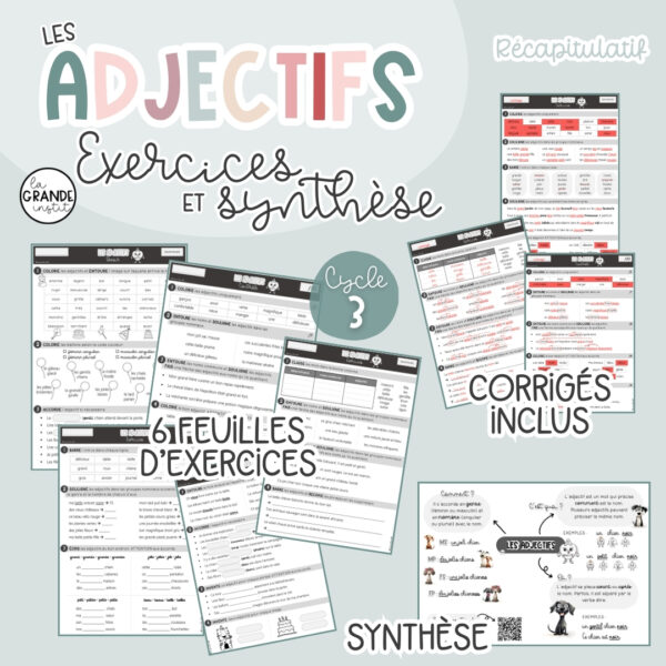 ADJECTIFS - Pack économique !!