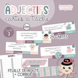 ADJECTIFS - Accords - càt